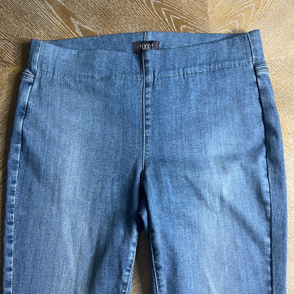 NYDJ NOT YOUR DAUGHTERS JEANS Super Skinny Ankle Pull-On Jeans 4 IN CLAN HORIZON - Picture 9 of 15